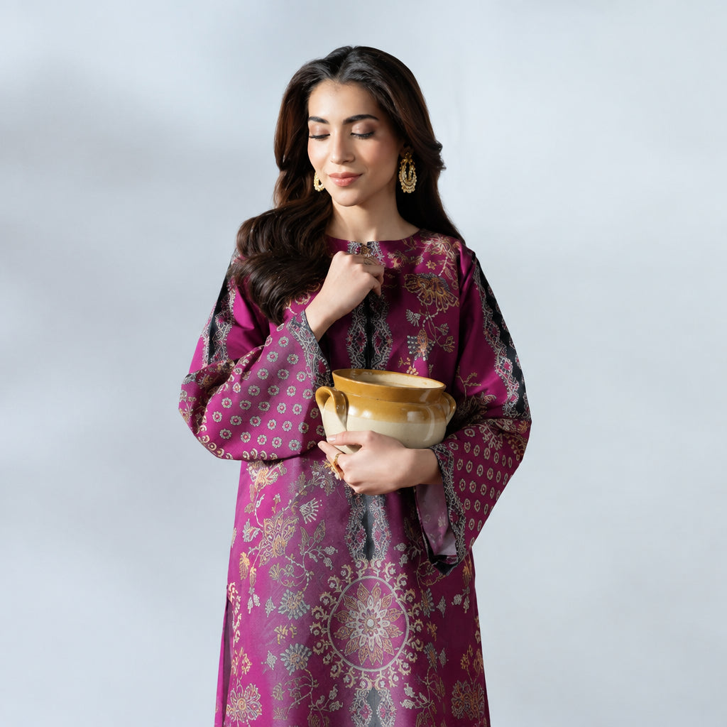 Meerak Stitched 2 Piece Printed Suit - Set 6