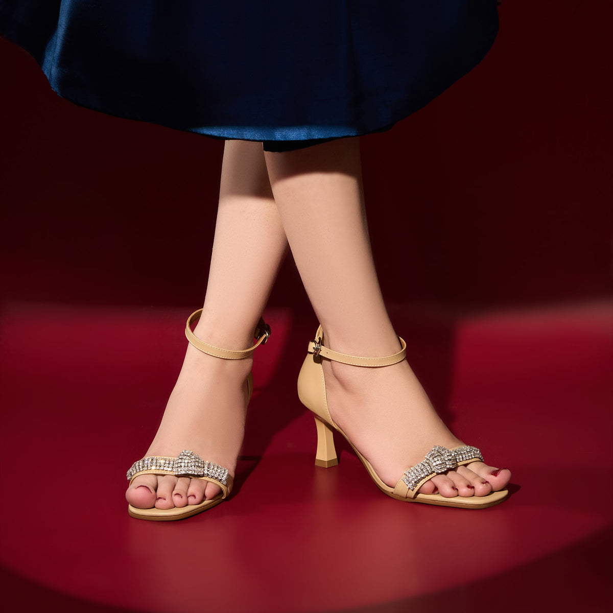 Corio Luxury Wear Rebecca Beige Heel