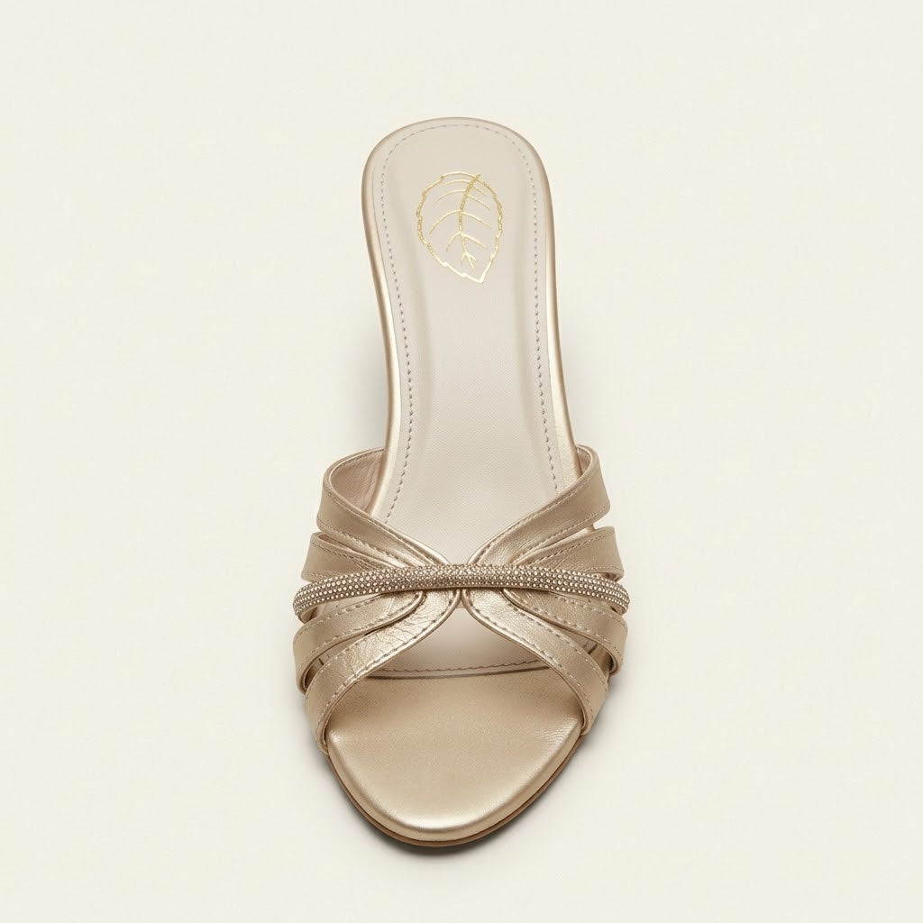 The Leaf Third Date Golden Heels