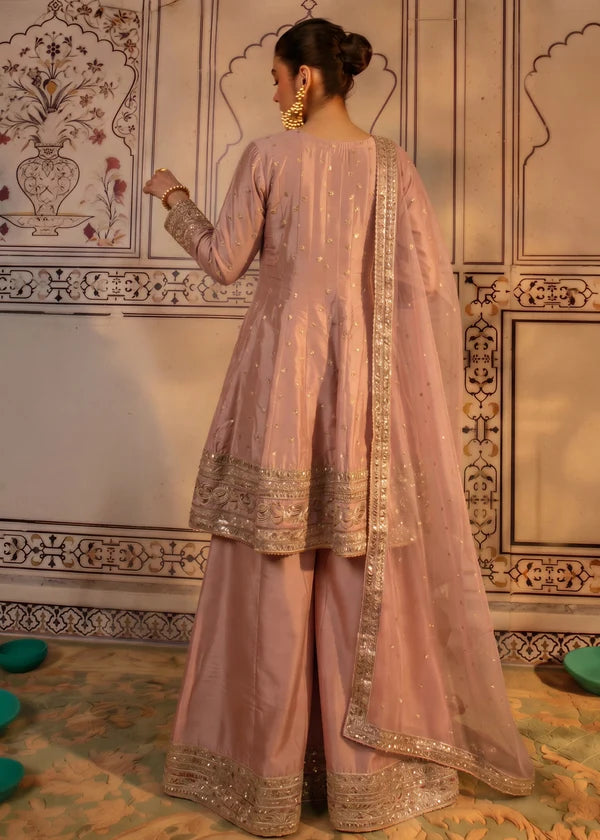 Laal Clothing 3 Piece Stitched Luxury Embroidered Suit - VLC-061