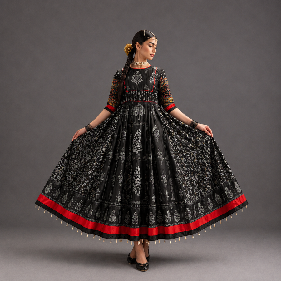 MH Clothing 2 Piece Stitched Causal Wear Suit - Surkh Bahar