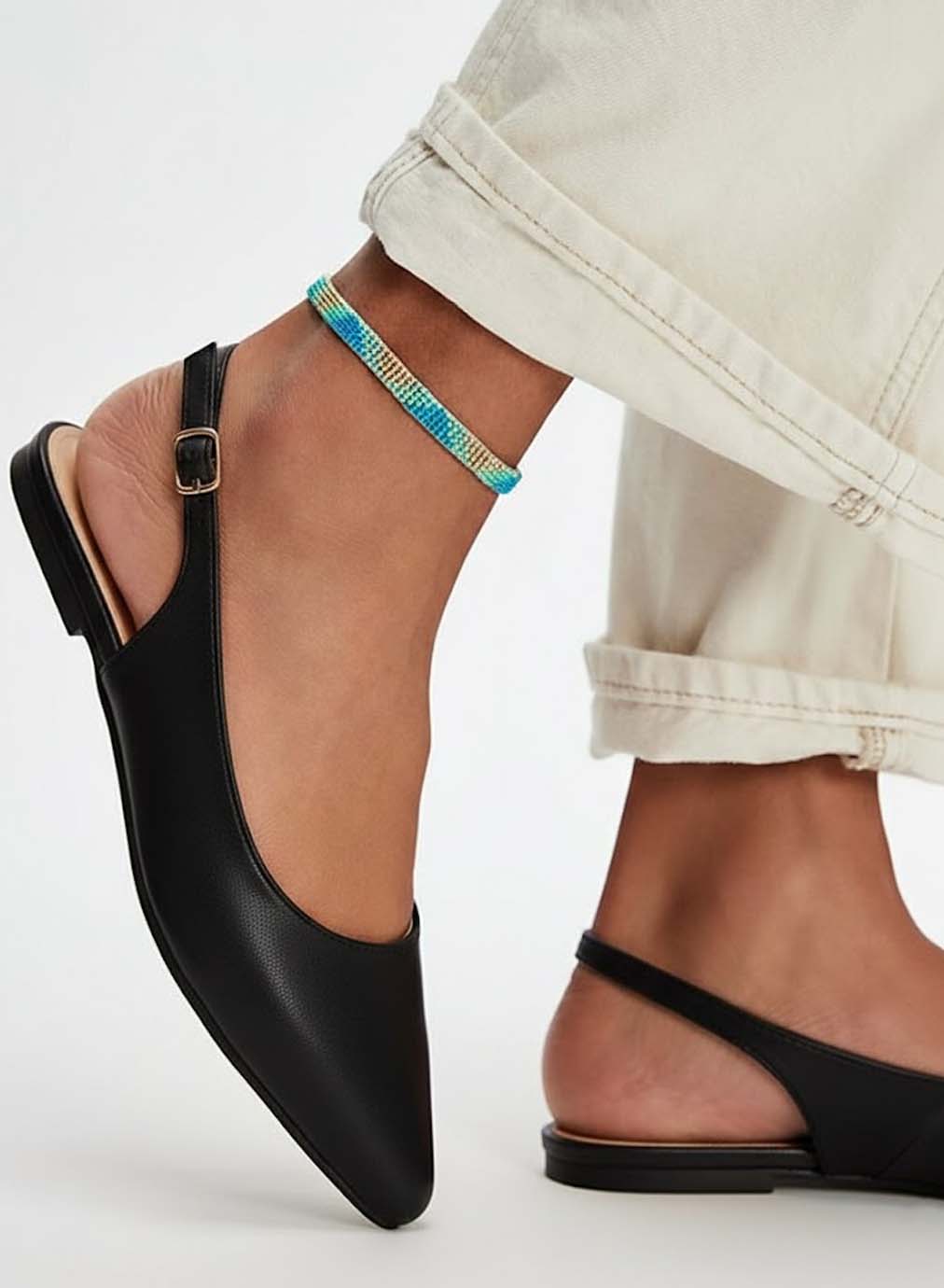 Love Bird Mules Sandals Black