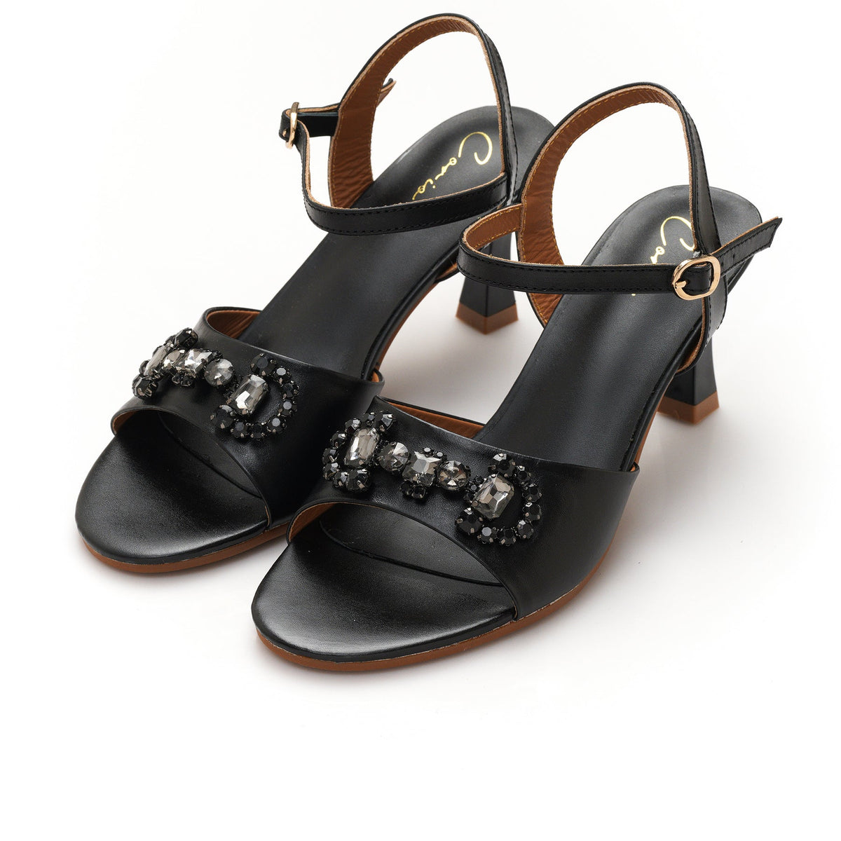 Corio Luxury Wear Pauline Black Heel