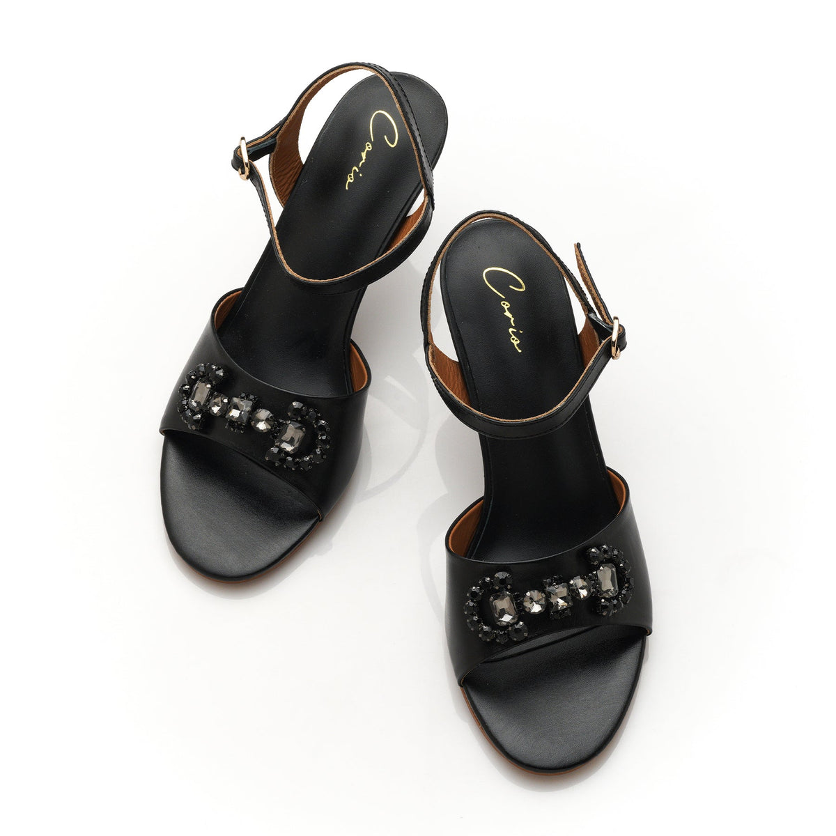 Corio Luxury Wear Pauline Black Heel