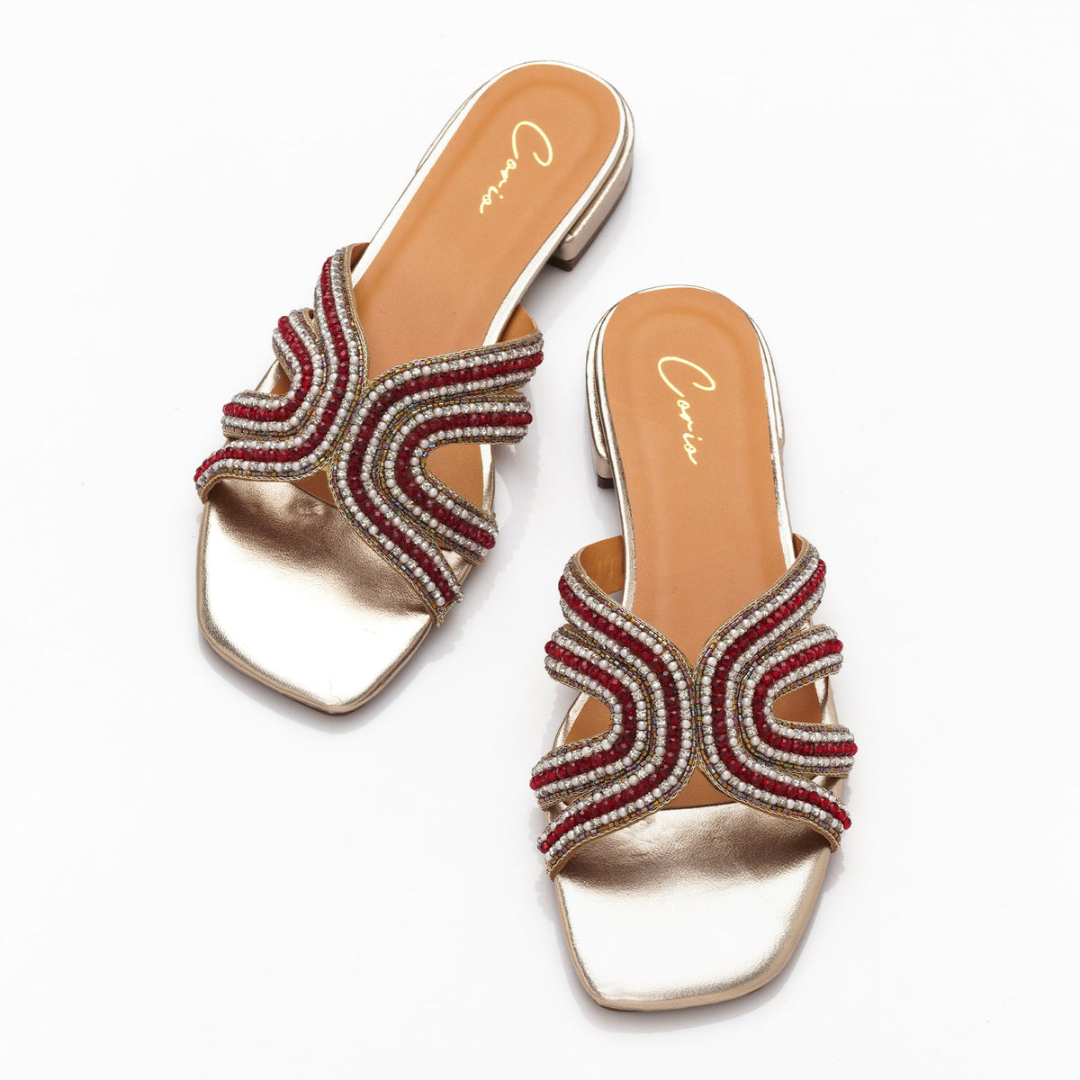 Corio Casual Wear Elera Gold Flat