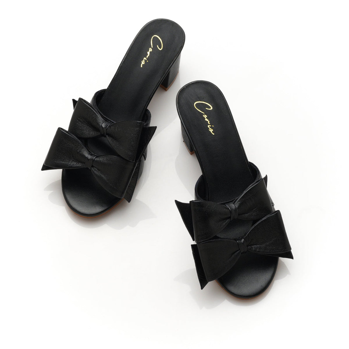Corio Casual Wear Evangeline Black Heel