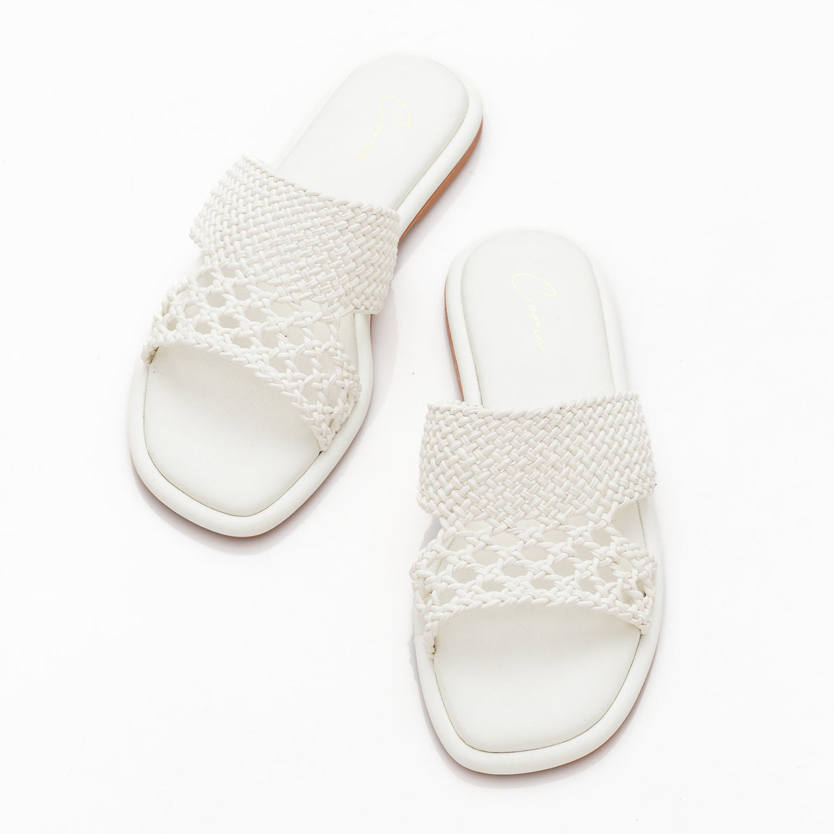 Corio Casual Wear Brianne White Flat