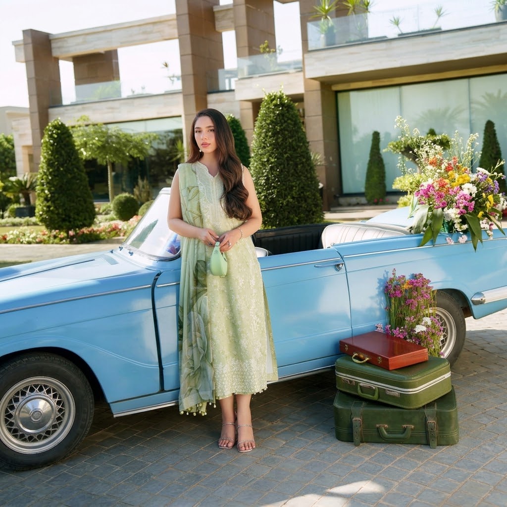 Izel Apparel 3 Piece Unstitched Embroidered Suit Faye
