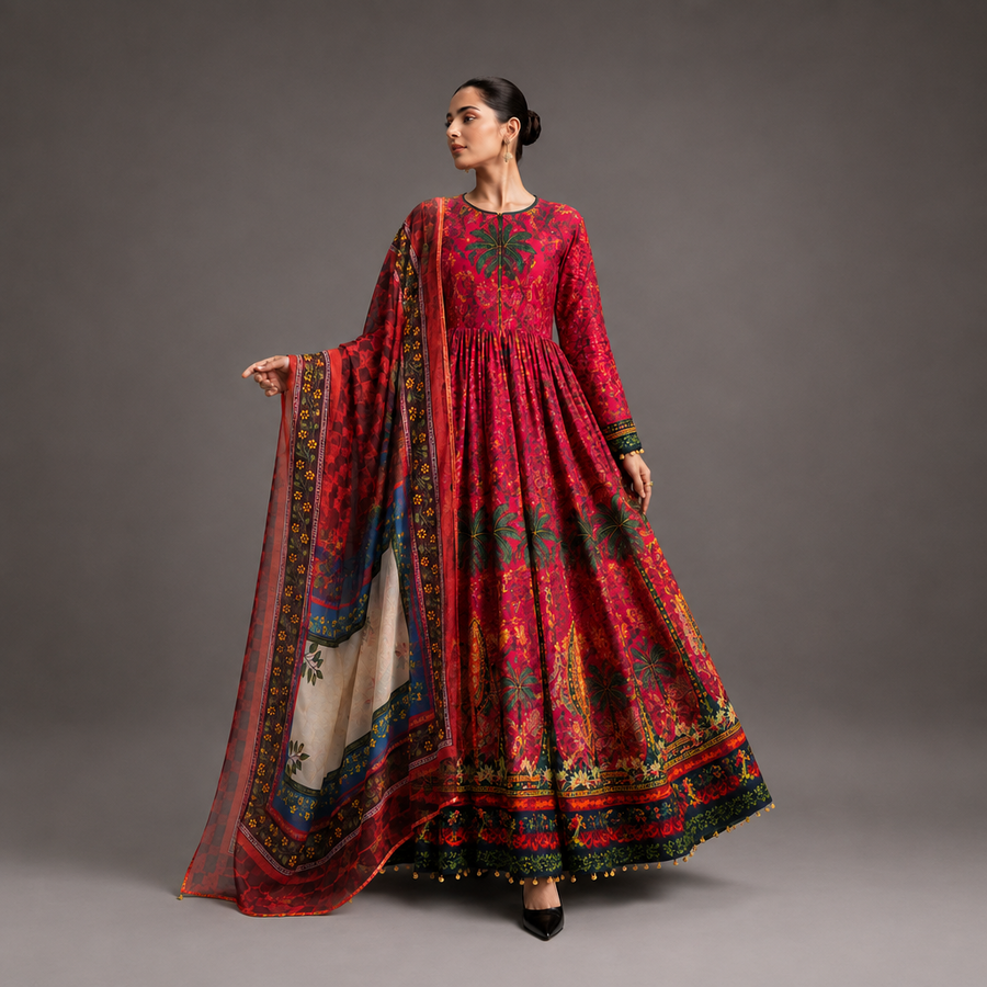 MH Clothing 2 Piece Stitched Causal Wear Suit - Firdaus