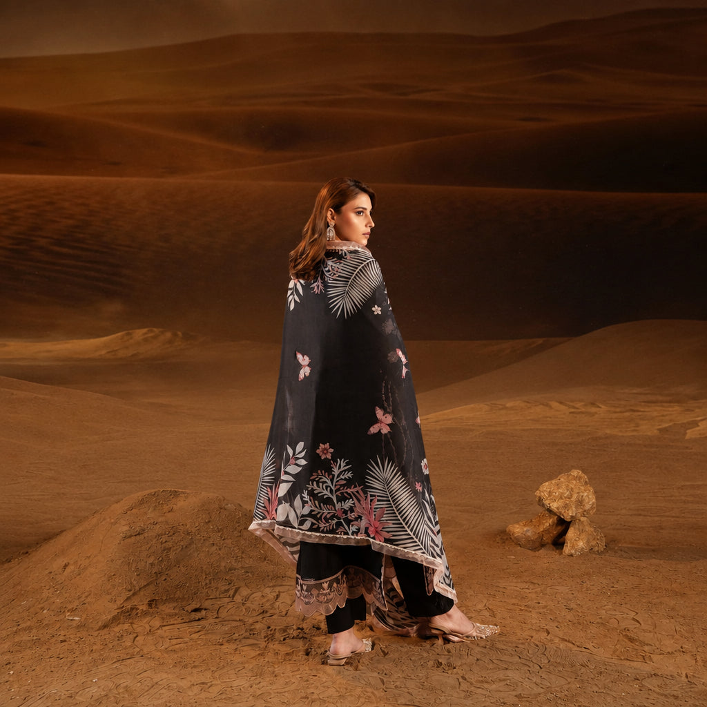 Nayab Studio 3 Piece Stitched Luxury Wear Suit - Mirage