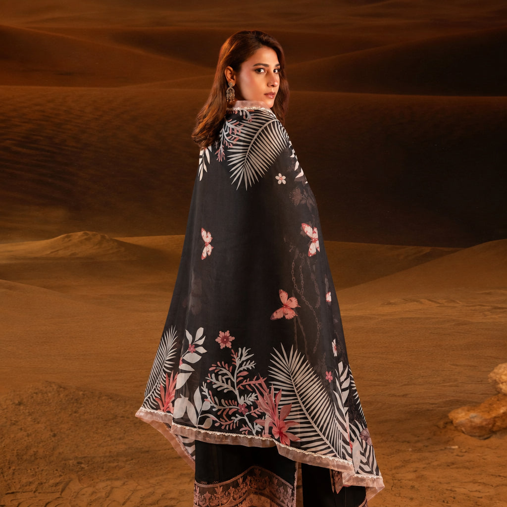 Nayab Studio 3 Piece Stitched Luxury Wear Suit - Mirage