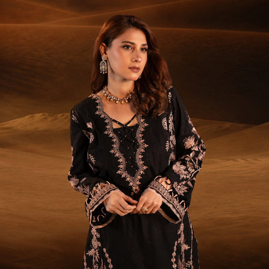Nayab Studio 3 Piece Stitched Luxury Wear Suit - Mirage