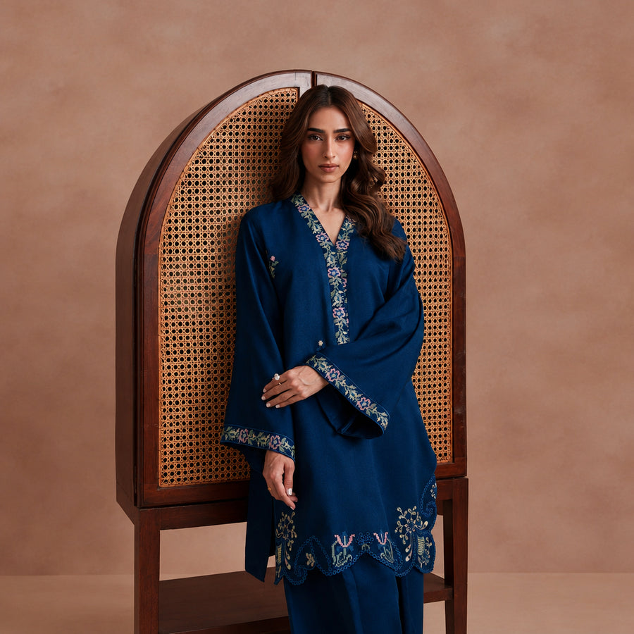 Izel Apparel 3 Piece Stitched Embroidered Suit Elva