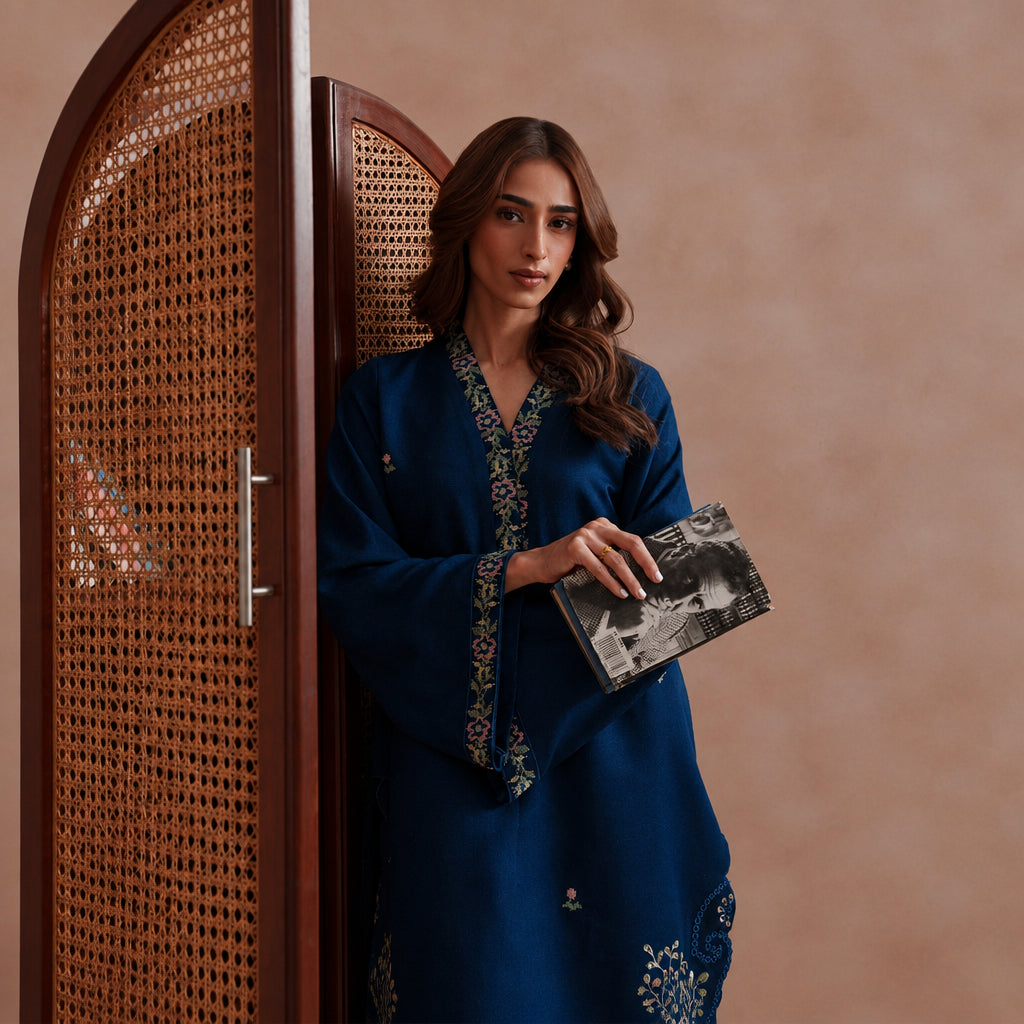 Izel Apparel 3 Piece Stitched Embroidered Suit Elva