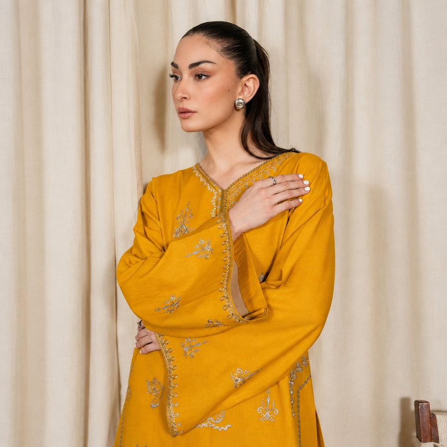 Izel Apparel 3 Piece Stitched Embroidered Suit Freya