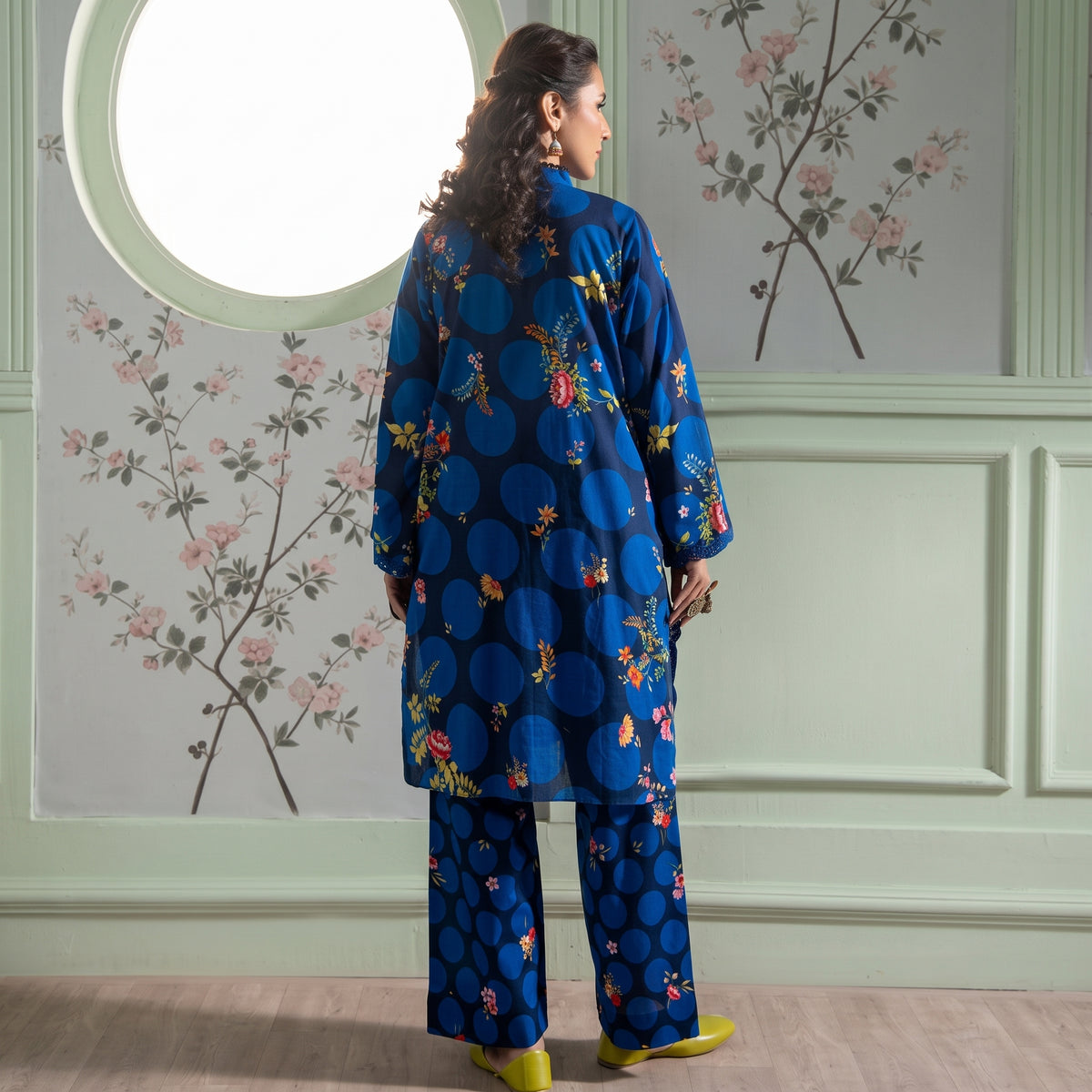 Reet Clothing 3 Piece Embroidered Stitched Suit -   Elara Bloom
