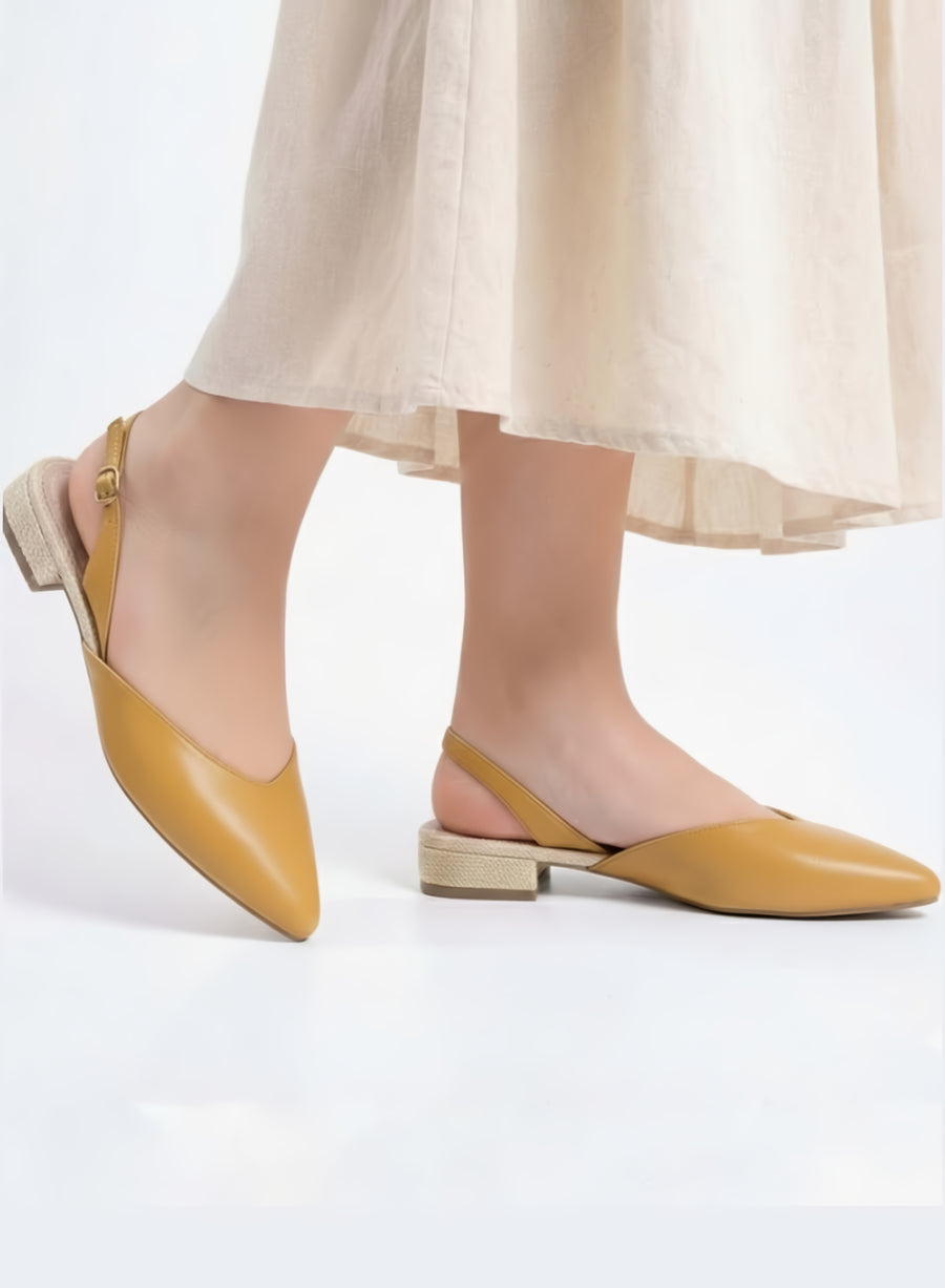 Love Bird Mules Mustard Sandal