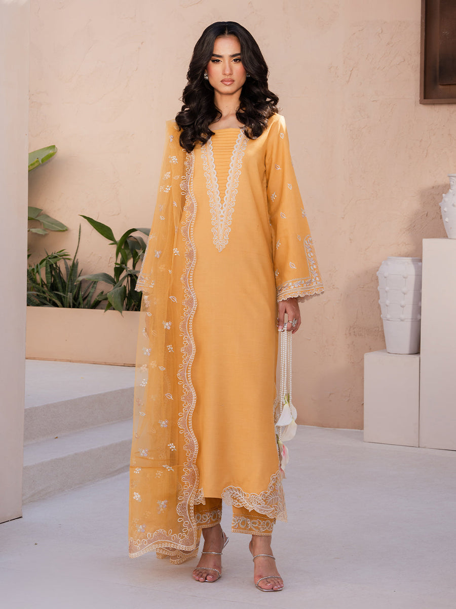 Izel Apparel 3 Piece Stitched Embroidered Suit Oria