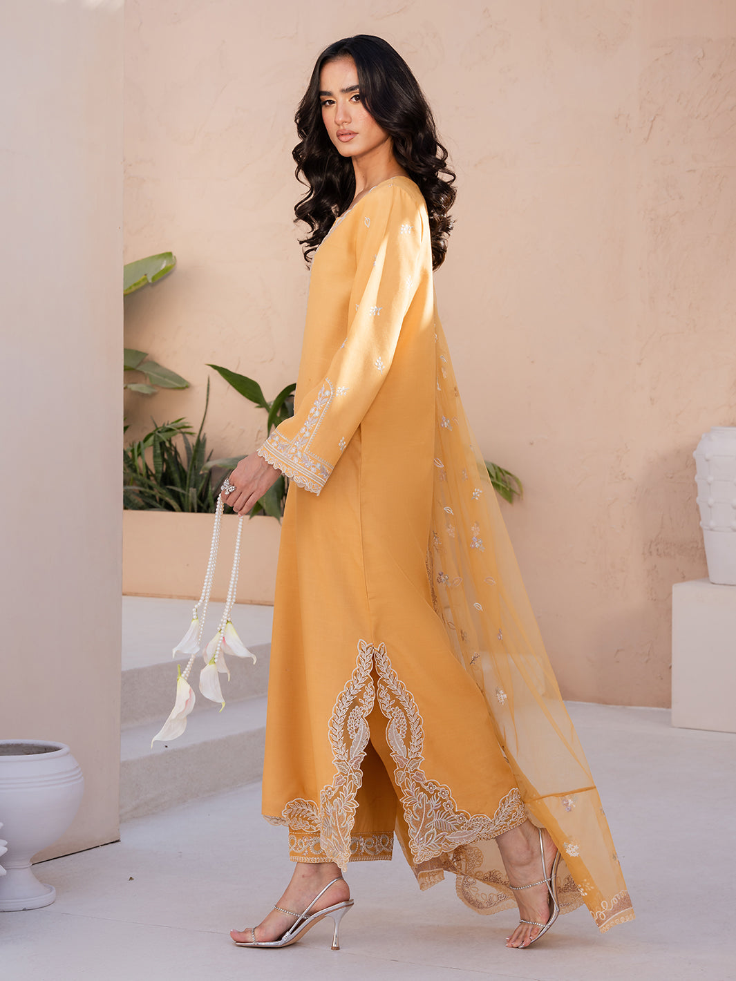 Izel Apparel 3 Piece Stitched Embroidered Suit Oria