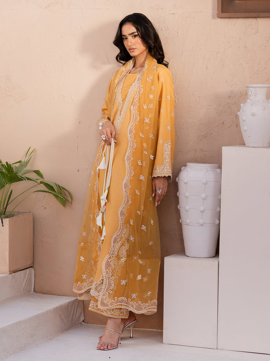 Izel Apparel 3 Piece Stitched Embroidered Suit Oria
