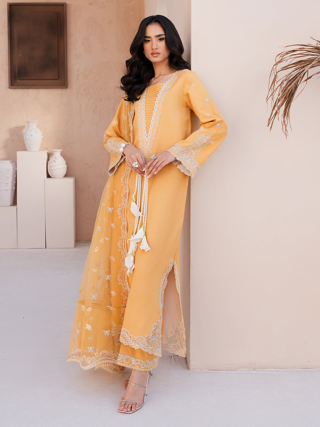 Izel Apparel 3 Piece Stitched Embroidered Suit Oria