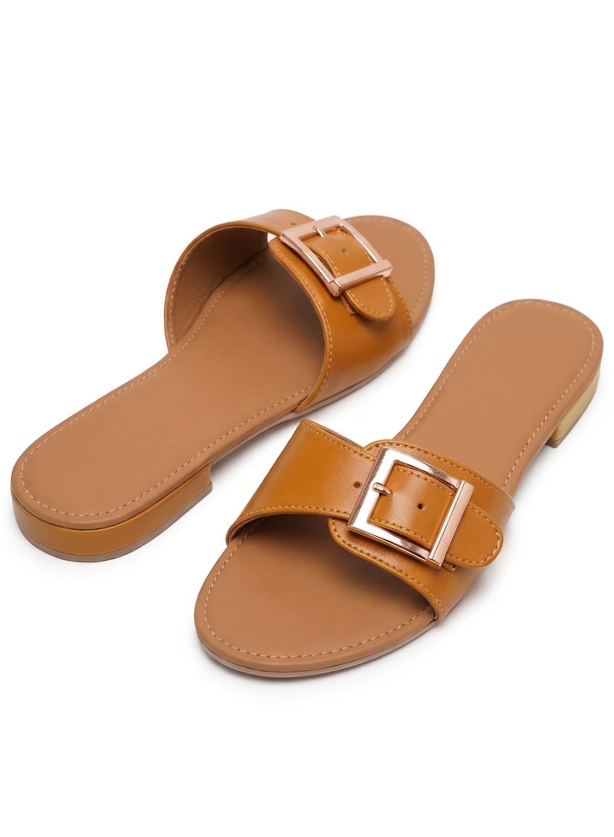 The Leaf Posh Mustard Flat