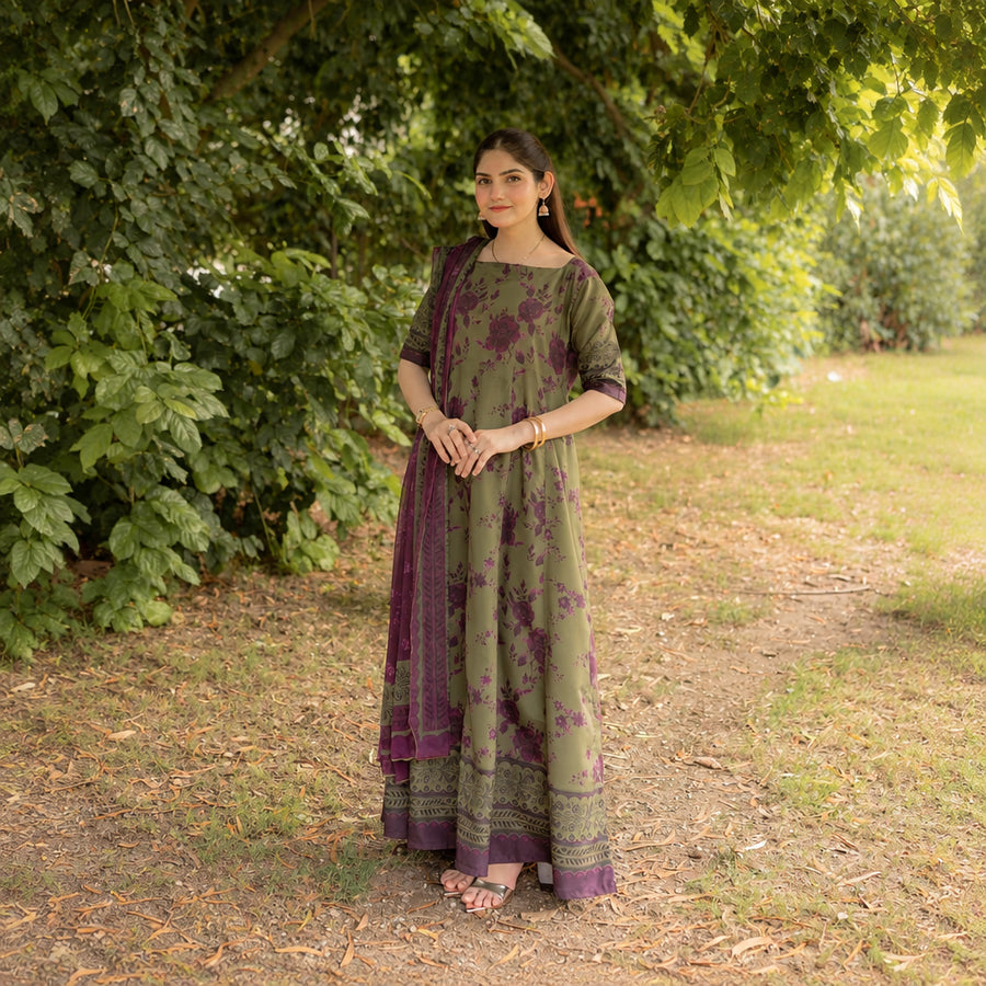 MH Clothing 2 Piece Stitched Causal Wear Suit - Ayra
