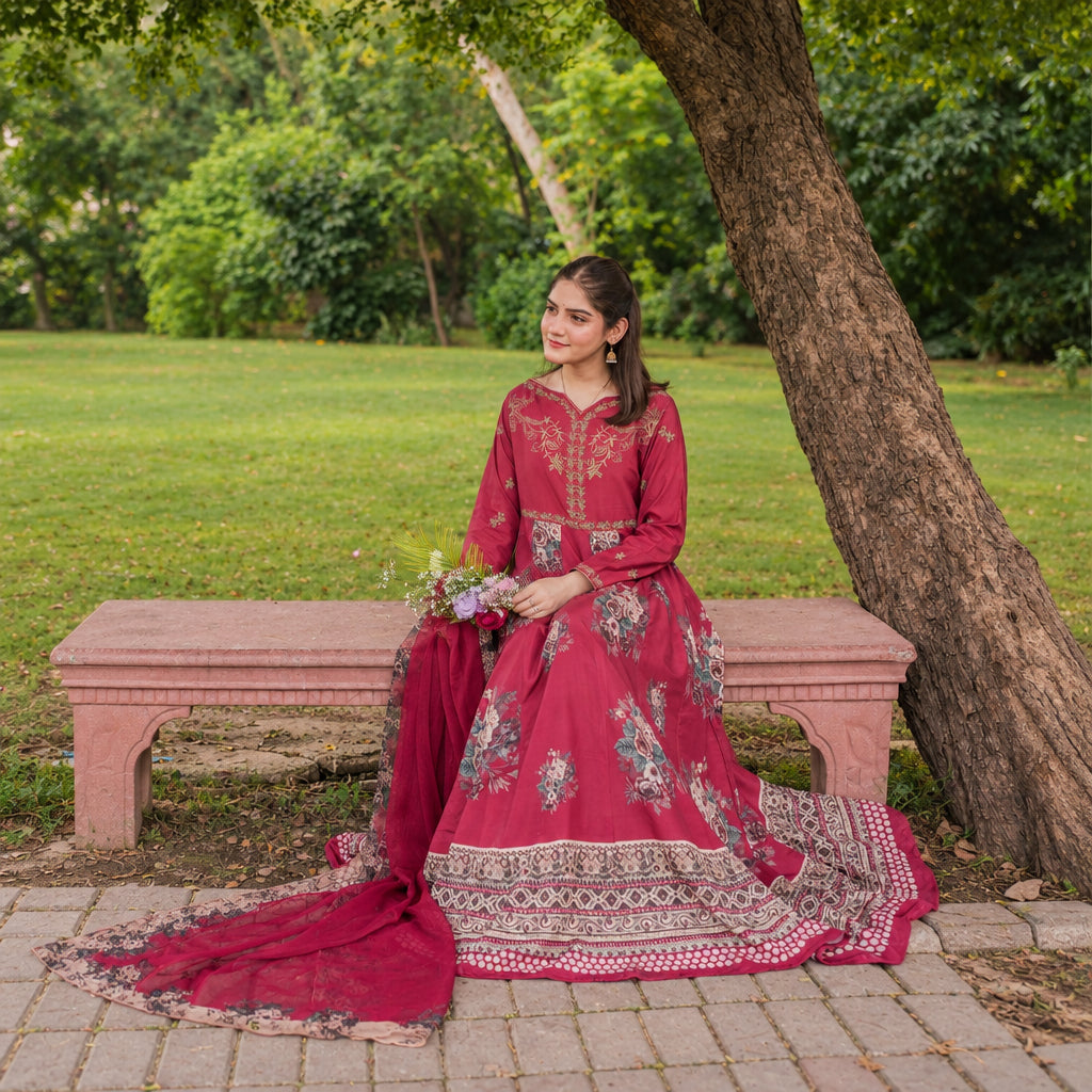 MH Clothing 2 Piece Stitched Causal Wear Suit Elara