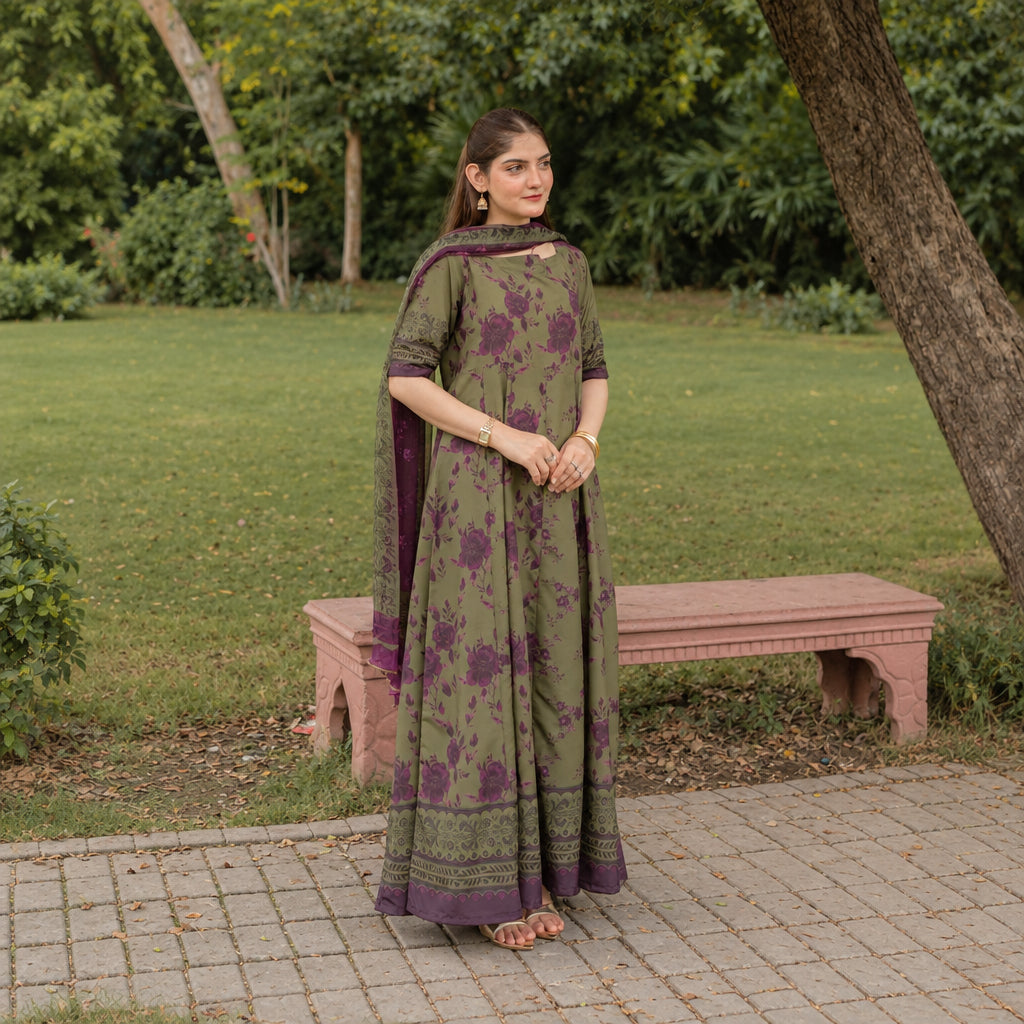 MH Clothing 2 Piece Stitched Causal Wear Suit - Ayra