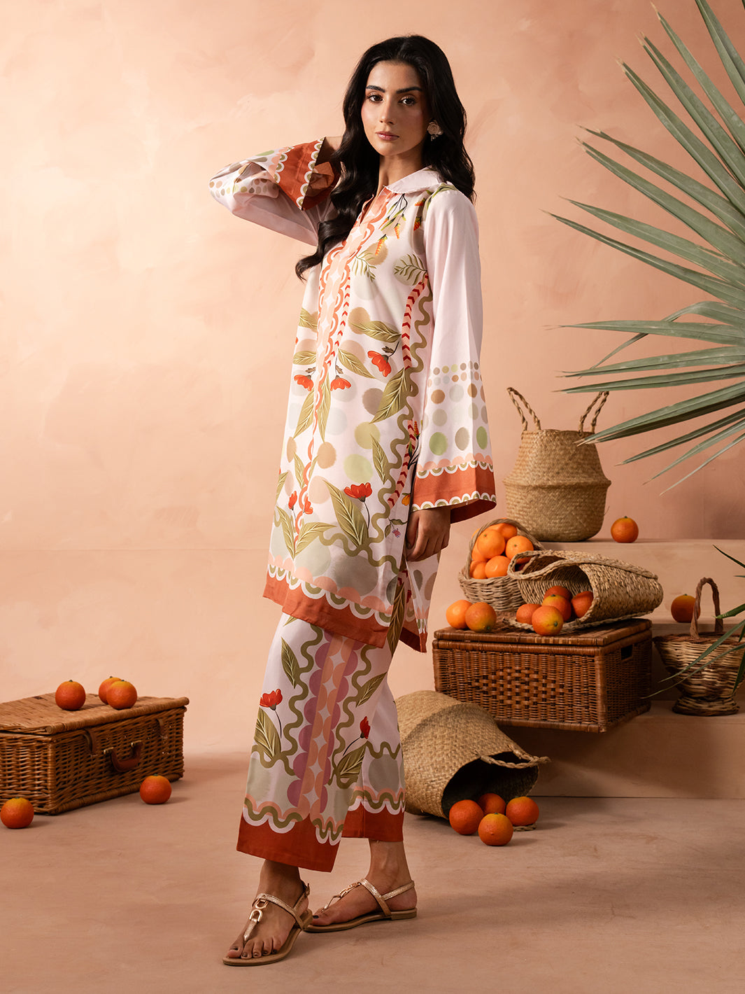 ZOLEA | 2 PC Lawn Pret | Izel Apparel