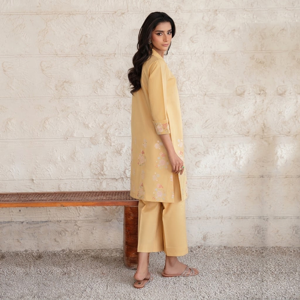 Izel Apparel 2 Piece Stitched Embroidered Suit Lumine