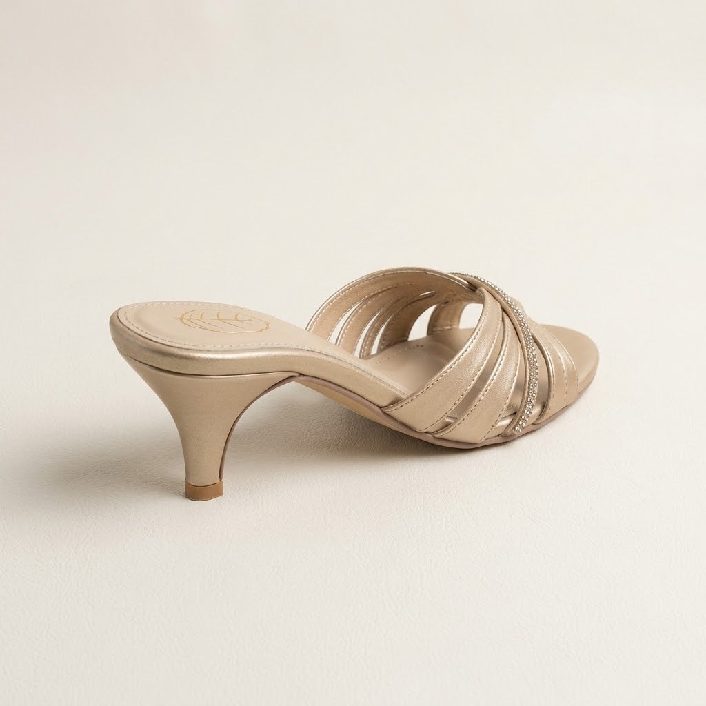 The Leaf Third Date Golden Heels