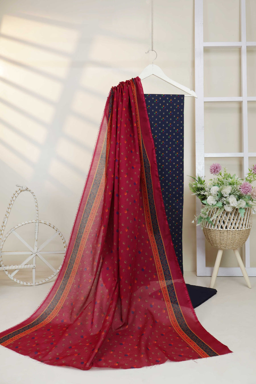 Hafiz Clothing 3 piece Lawn Printed Suit